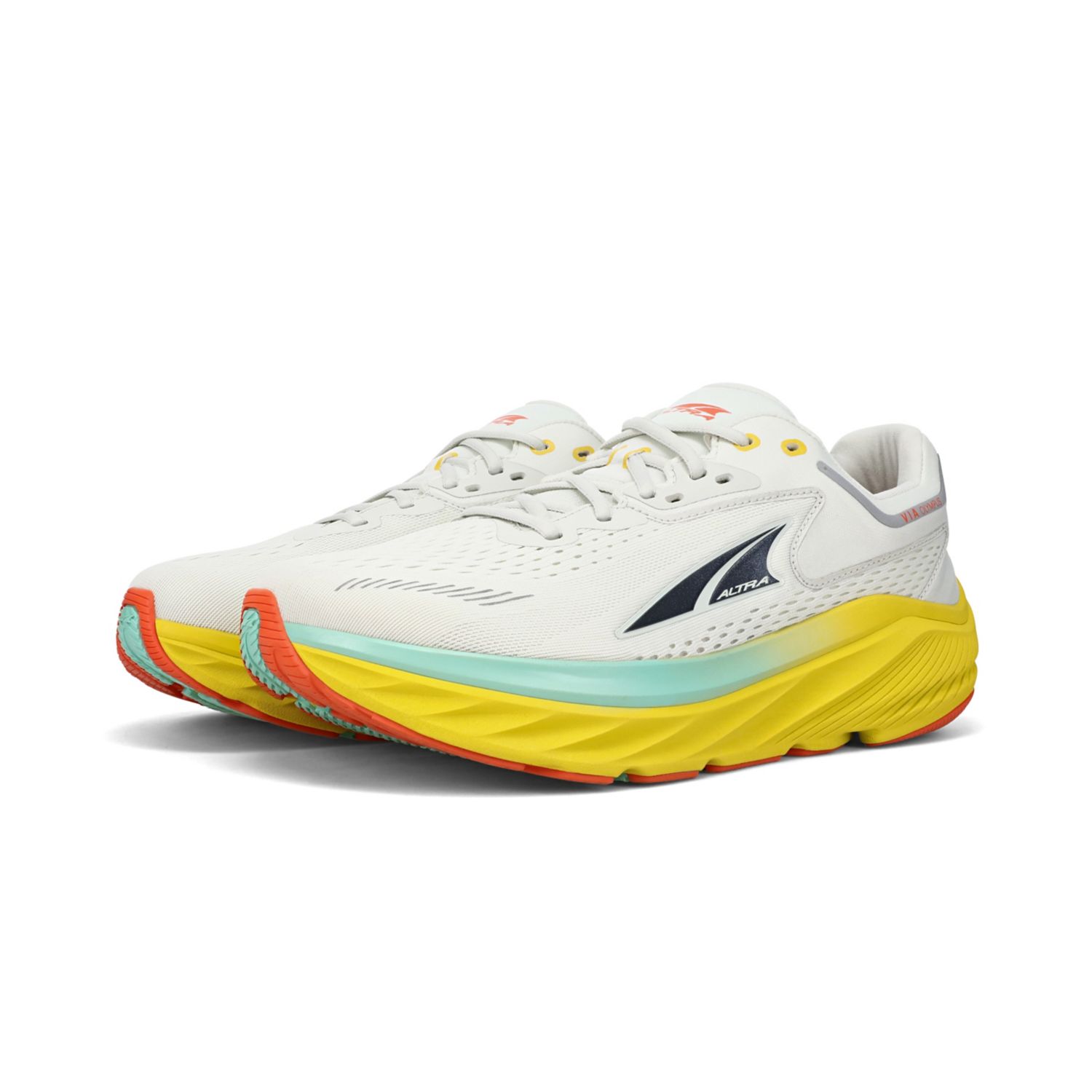 Altra Via Olympus Men's Road Running Shoes Grey / Yellow | South Africa-31047629